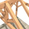 16x24 Timber Frame Pavilion Ridge Close up