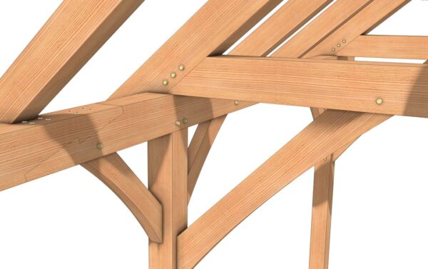 16x24 Timber Frame Pavilion Scarf Joint