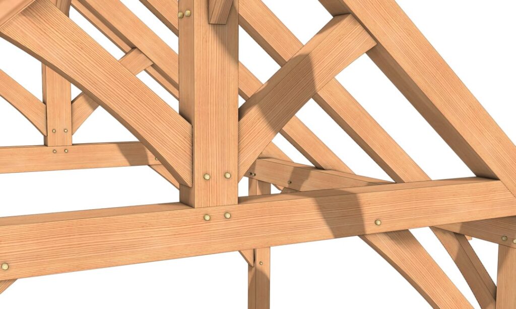 16x24 Timber Frame Pavilion _8