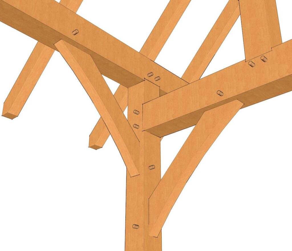8×12 Timber Frame Plan (6731) 7