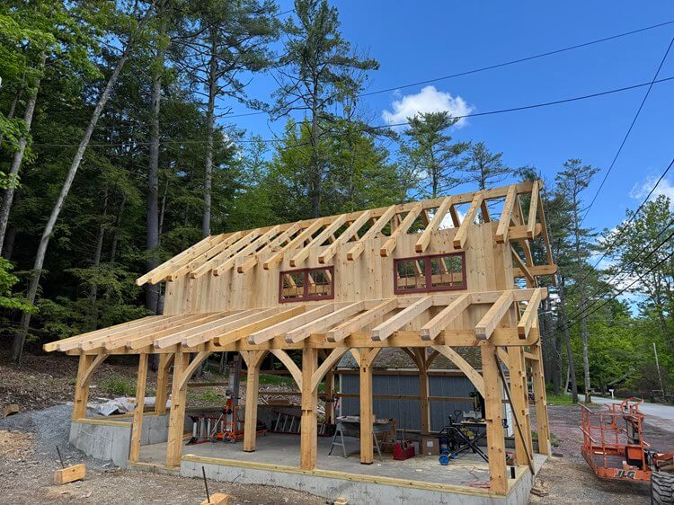 Gay Eastern White Pine Garage