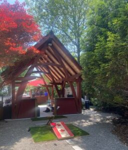 Edwards Eastern White Pine Cruck Outdoor Kitchen