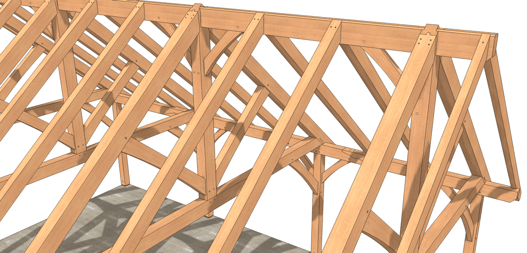 26x36 Pavilion Roof Framing