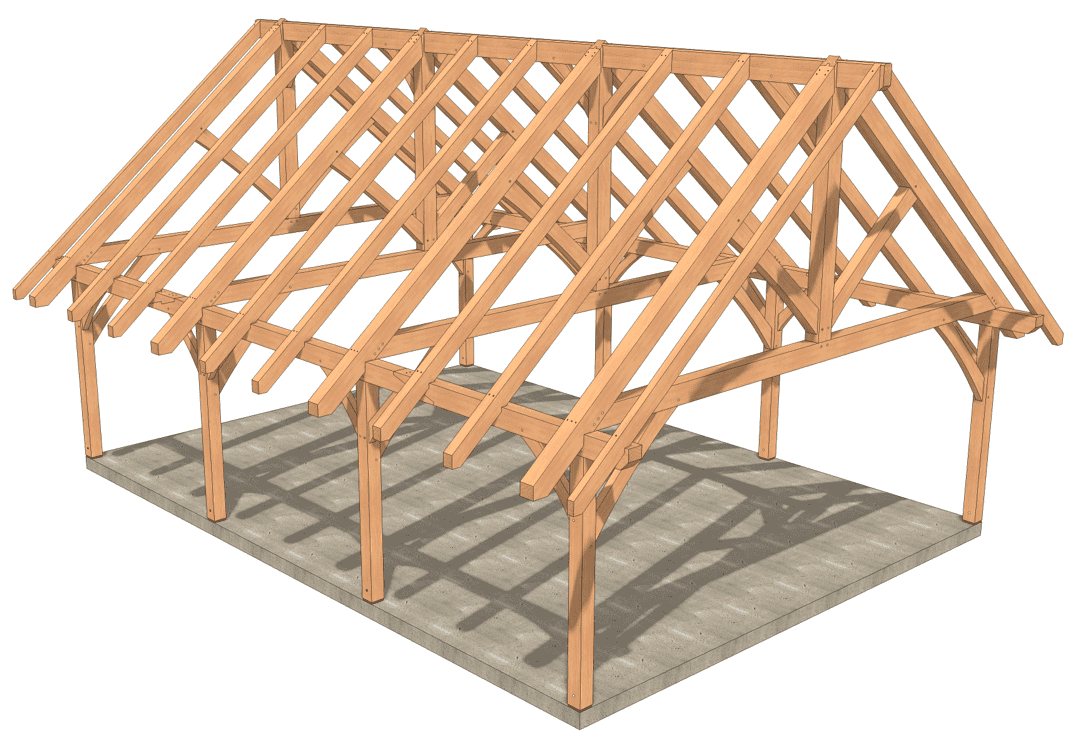 26x36 Post and Beam Pavilion