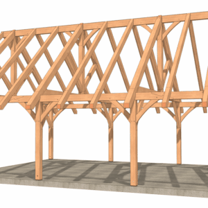 26x36 Timber Frame Pool Pavilion