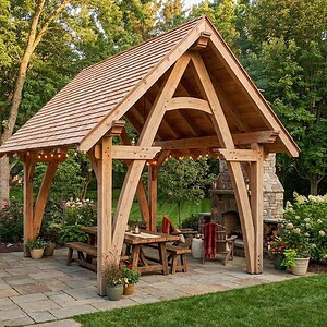 12x16 Timber Frame Patio