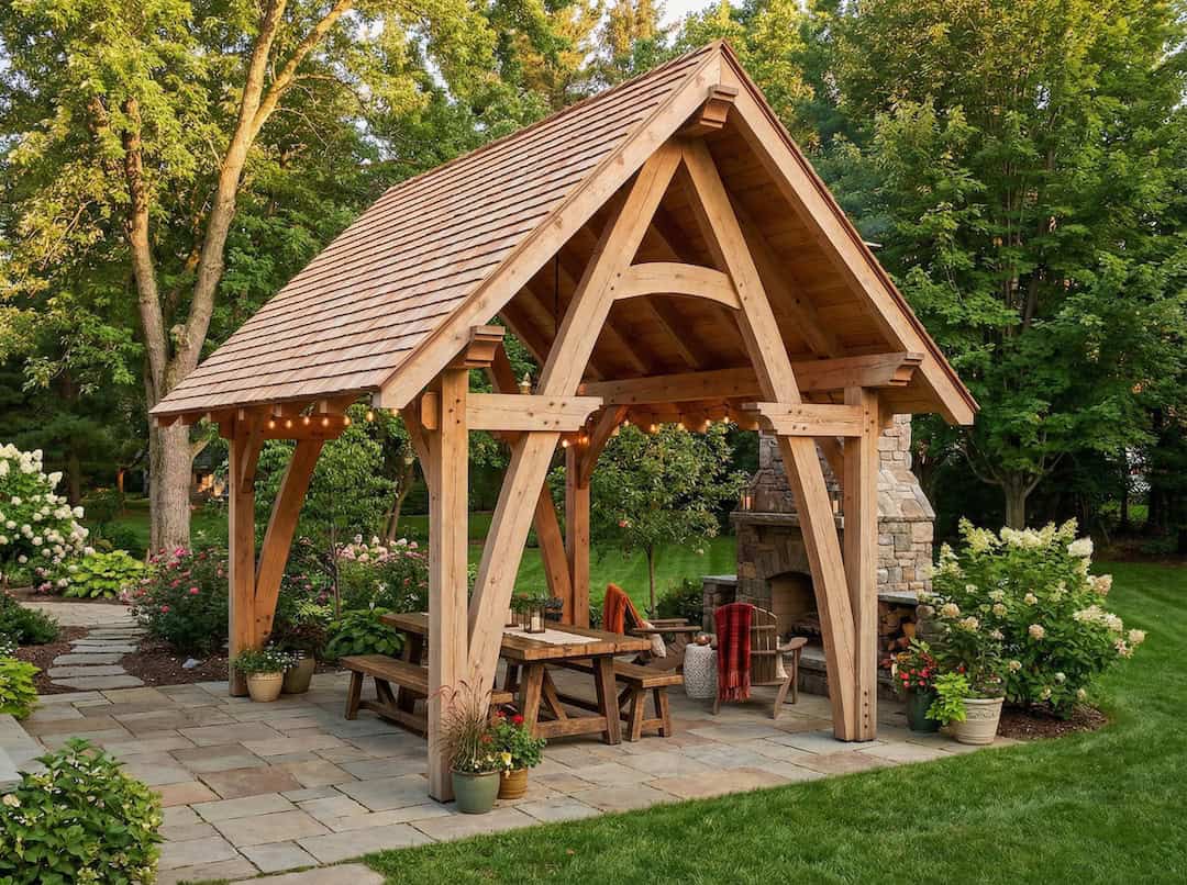 12x16 Timber Frame Patio