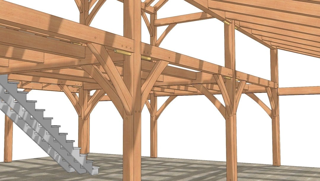40×42 Monitor Barn House Plan - Image 16