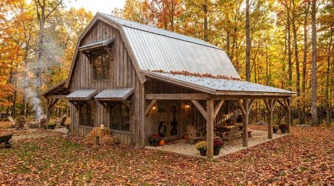 24×36 Gambrel Barn Home Plan - Image 10