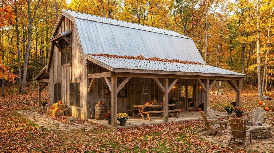 24×36 Gambrel Barn Home Plan - Image 9