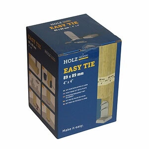 Easy Tie 4x4 concealed post base kit box by Holz Technic